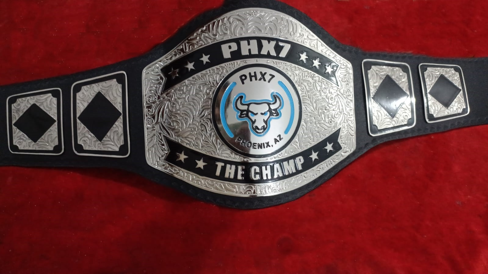Custom Bull Head Wrestling Championship Belt poshleathers-14b7