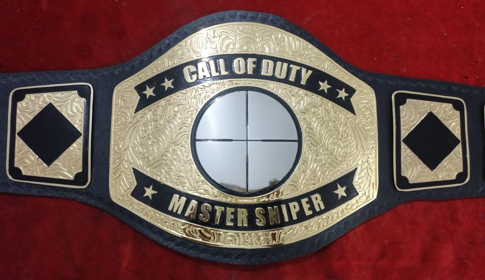Custom Call Of Duty Wrestling Championship Belt poshleathers-14b7