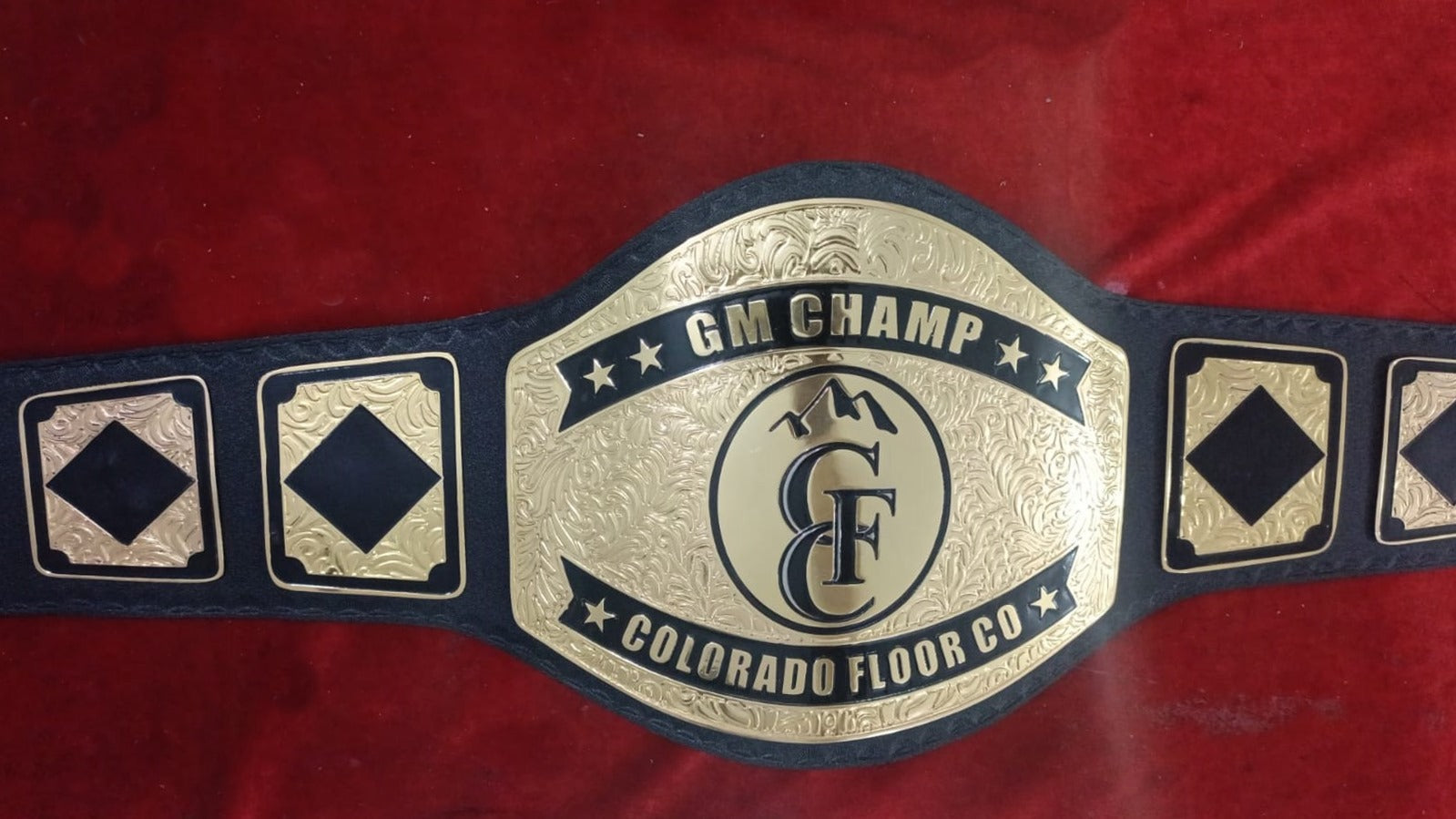 Custom CFC Logo Wrestling Championship Belt poshleathers-14b7
