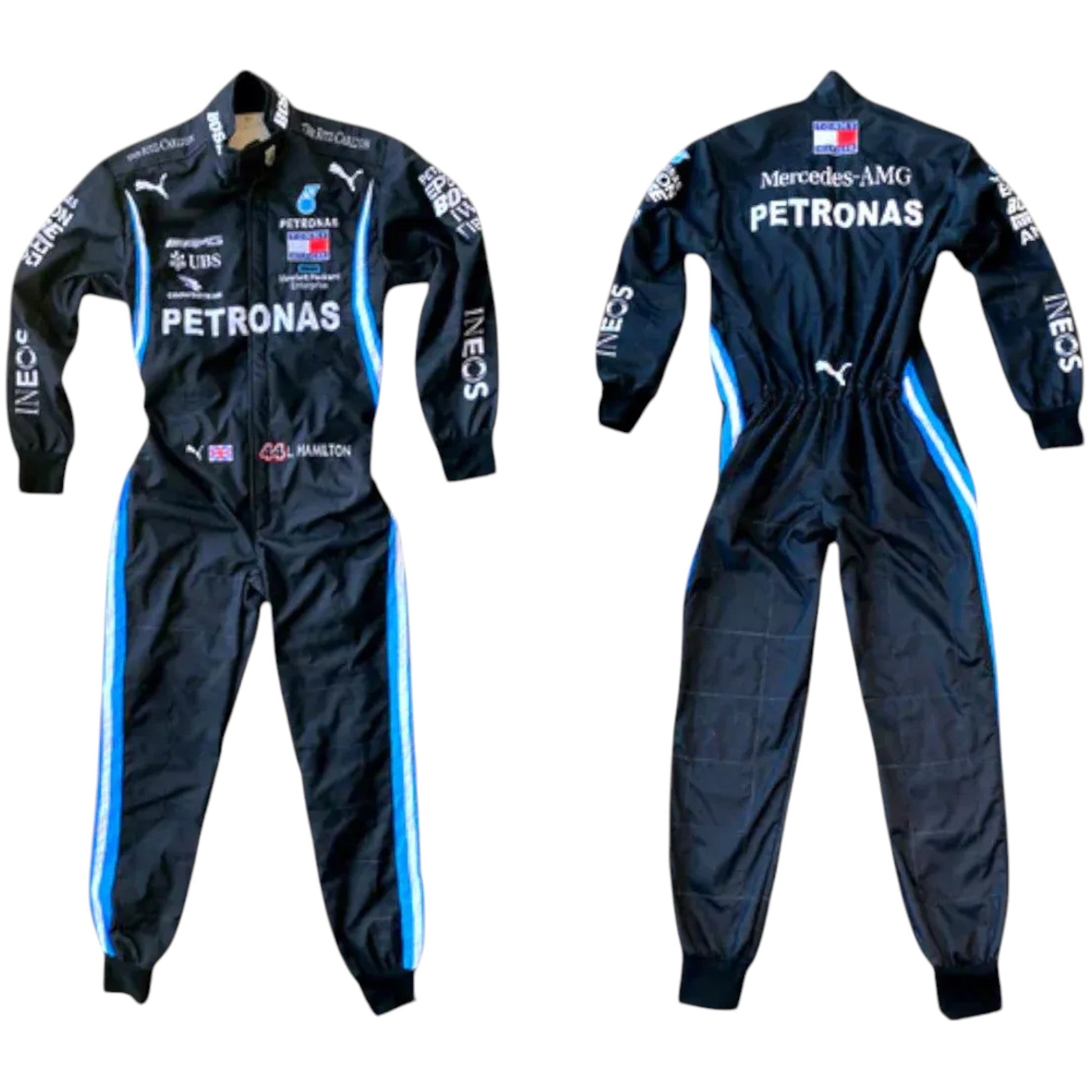 2020 Lewis Hamilton Mercedes AMG F1 Embroidery Race Suit Ex Race Gear