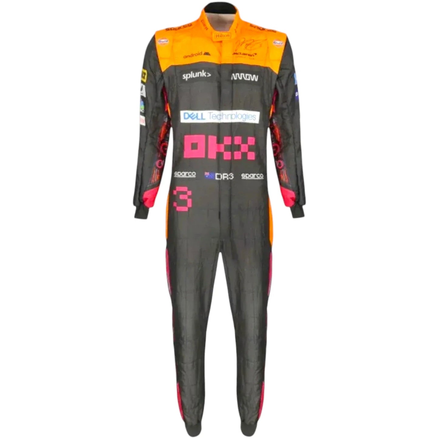 2022 Daniel Ricciardo Original Japan/Singapore GP Special Design McLaren F1 Suit Ex Race Gear