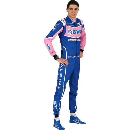 2022 Esteban Ocon BWT F1 Team Race Suit Ex Race Gear