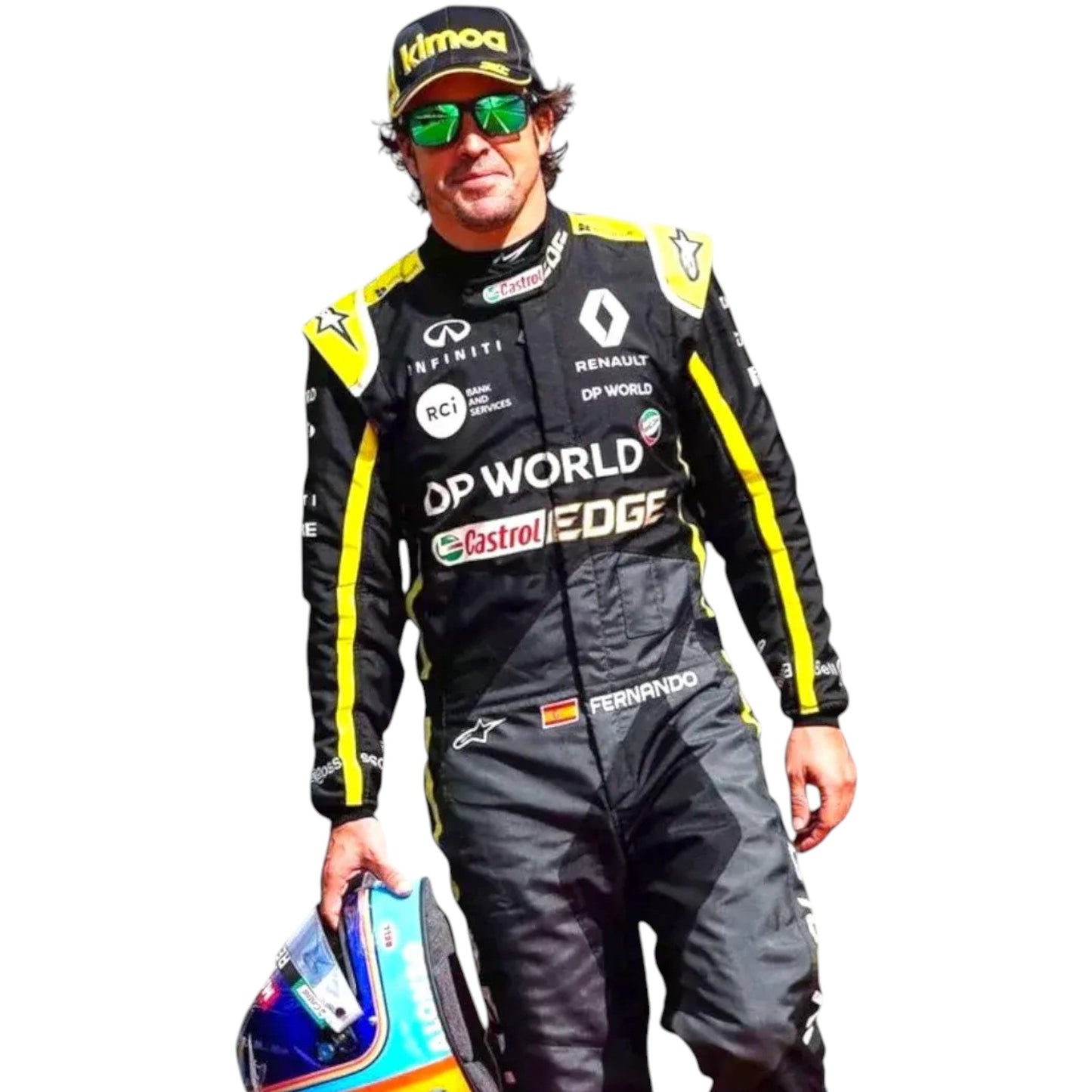 2020 Fernando Alonso Renault F1 Team Race Suit Ex Race Gear