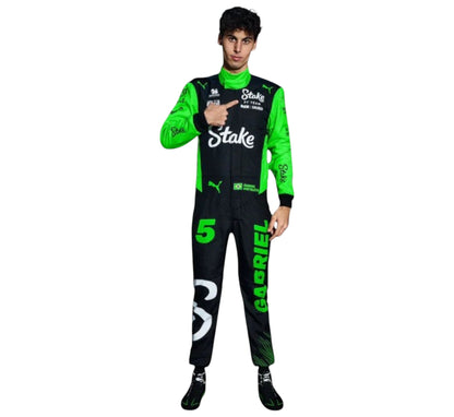2025 Gabriel Bortoleto Kick Sauber f1 Race Suit