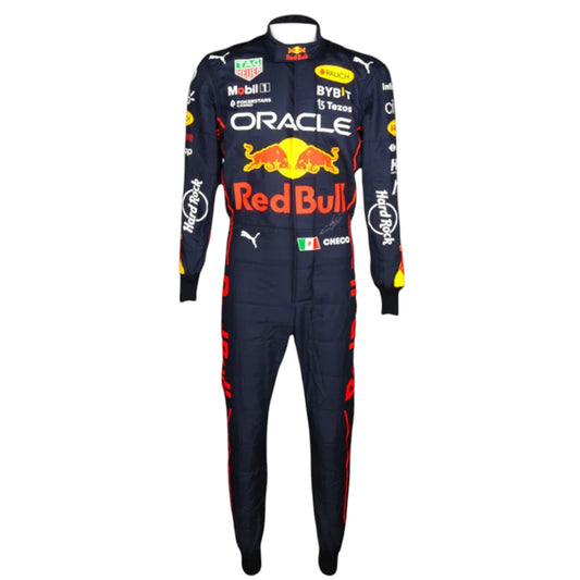 2022 Sergio Red Bull Racing F1 Suit Replica Ex Race Gear