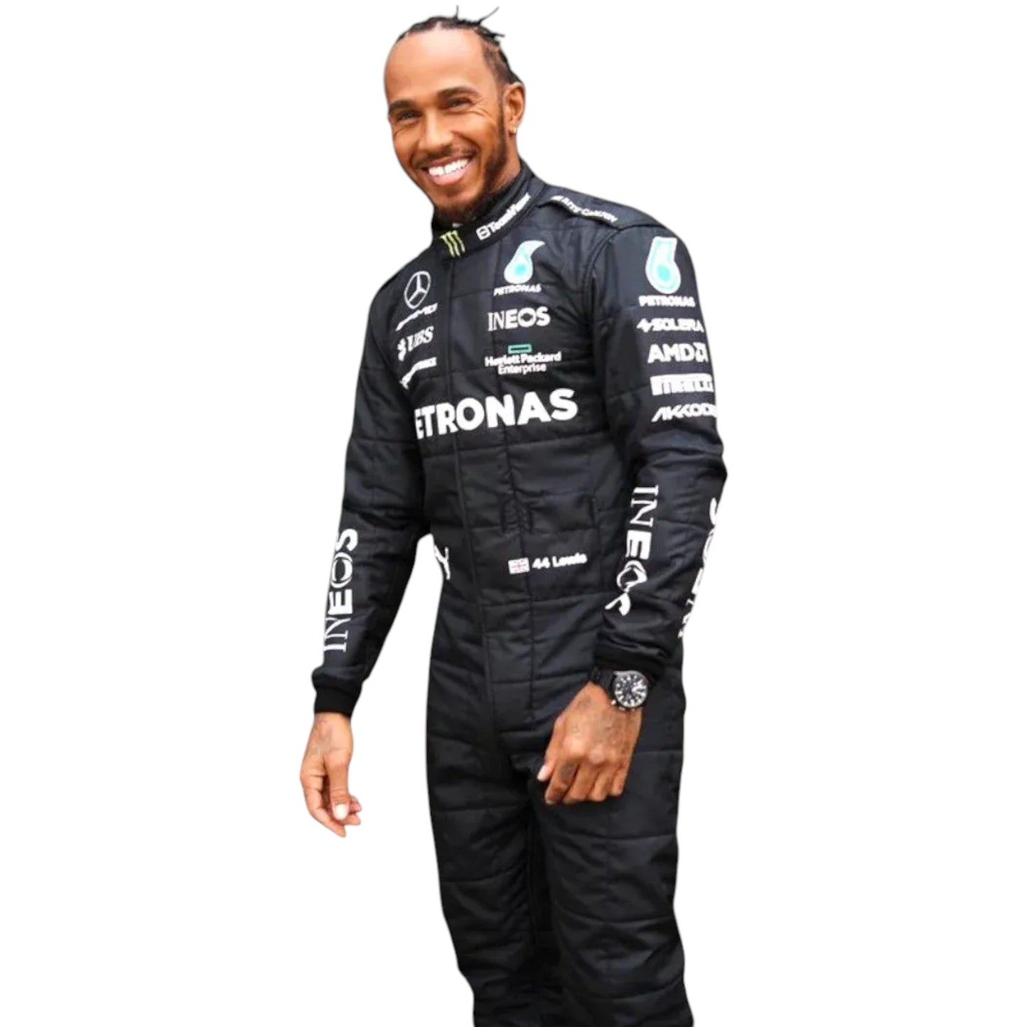 2023 Lewis Hamilton Mercedes AMG F1 Race Suit Ex Race Gear