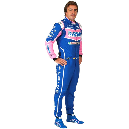 2022 Fernando Alonso BWT Alpine F1 Race Suit Replica Ex Race Gear