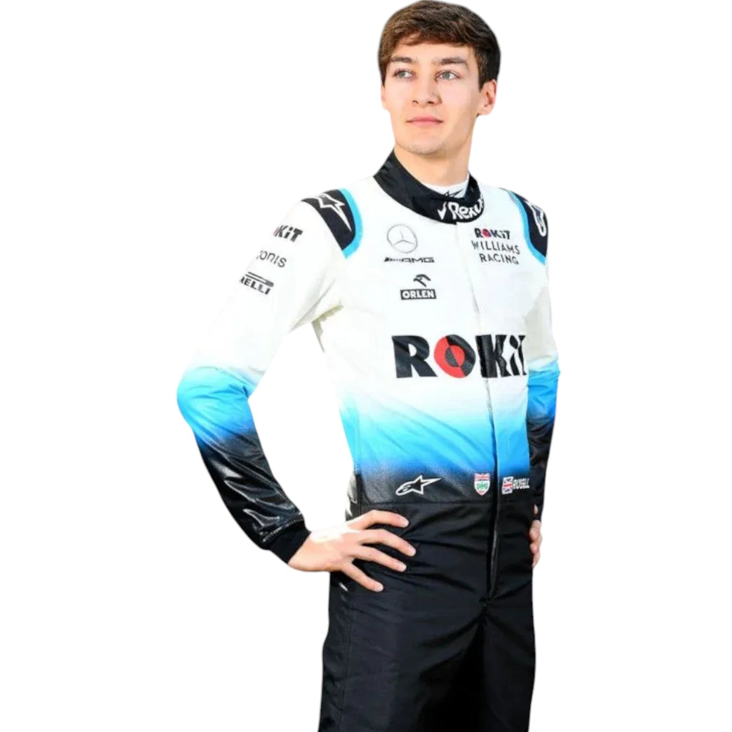 2019 George Russell Williams Racing F1 Team Race Suit Replica Rustle Racewears