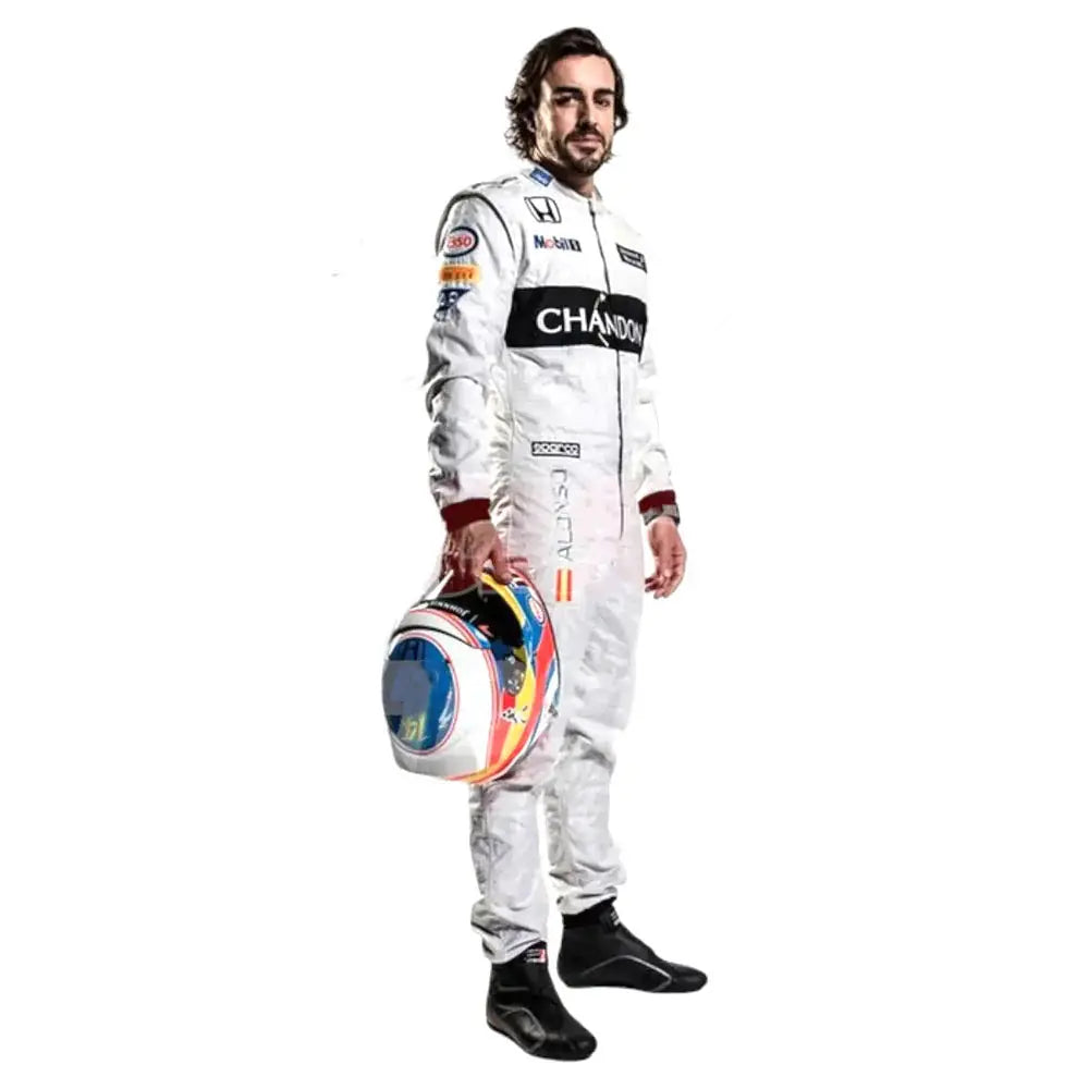 2016 Fernando Alonso McLaren F1 Team Race Suit - Ex Race Gear