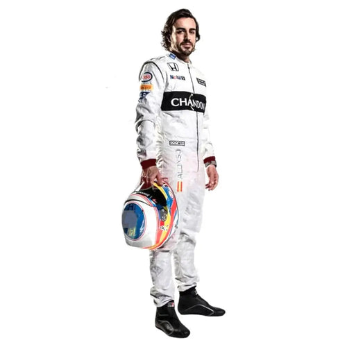 2016 Fernando Alonso McLaren F1 Team Race Suit - Ex Race Gear