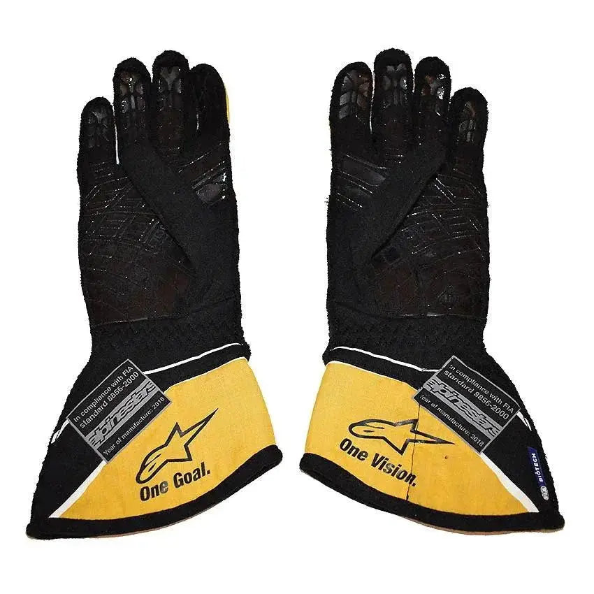 2018 Nico Hulkenberg Renault Formula 1 Race Gloves | Ex Race Gear
