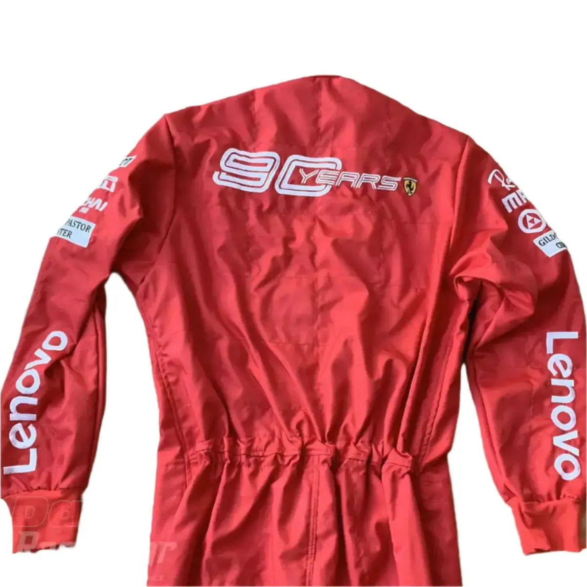 2019 Charles Leclerc Scuderia Ferrari 90 Years Embroided Racing Suit - Ex Race Gear