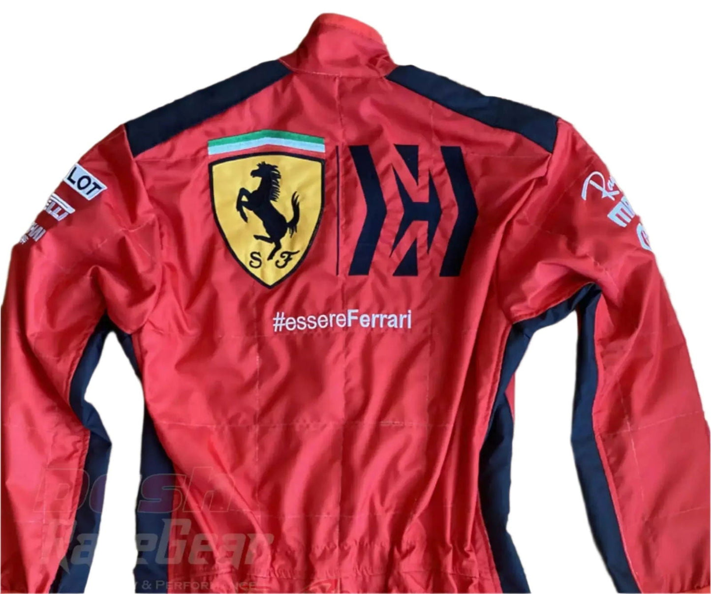 2020 Sebastian Vettel Ferrari Mission Winnow F1 Embroidered Racing suit - Ex Race Gear