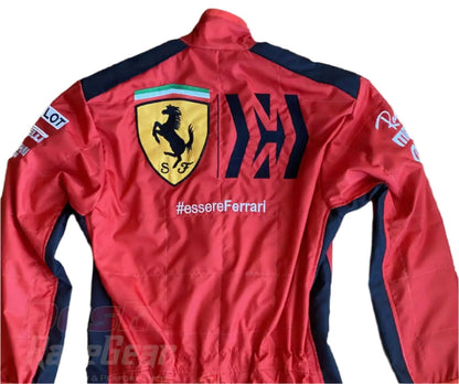 2020 Sebastian Vettel Ferrari Mission Winnow F1 Embroidered Racing suit - Ex Race Gear