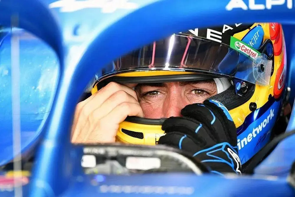 2021 Fernando Alonso Alpine F1 Race Gloves | Ex Race Gear