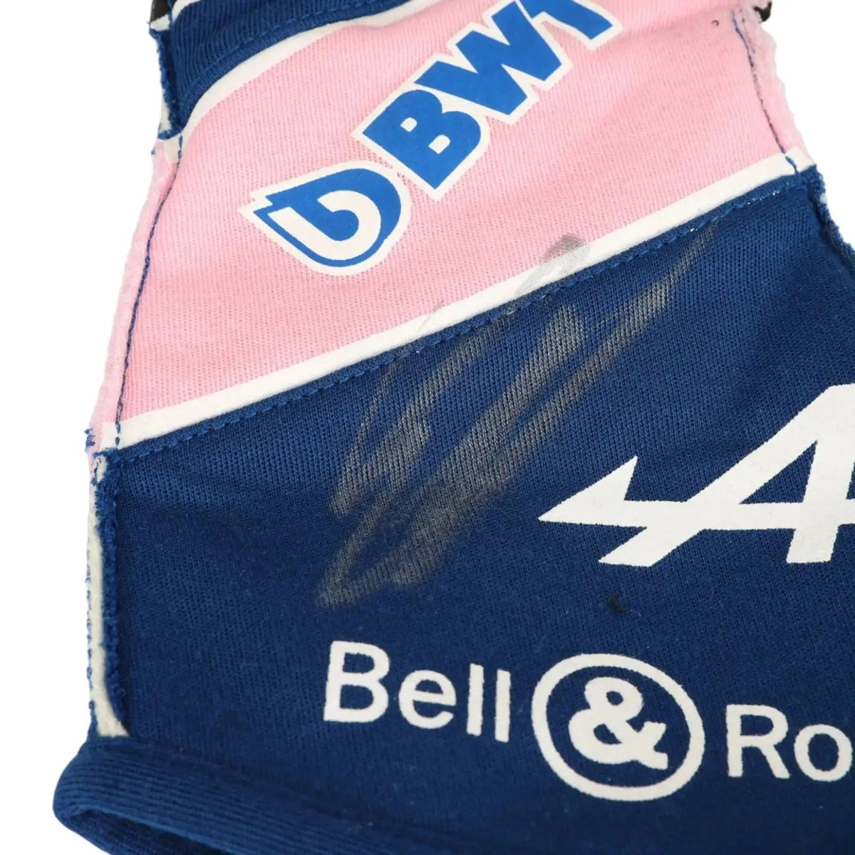 2022 ESTEBAN OCON BLUE RACE GLOVES | Ex Race Gear
