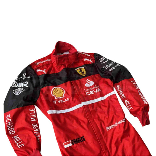 2022 Charles Leclerc Ferrari F1 Racing Suit - Ex Race Gear