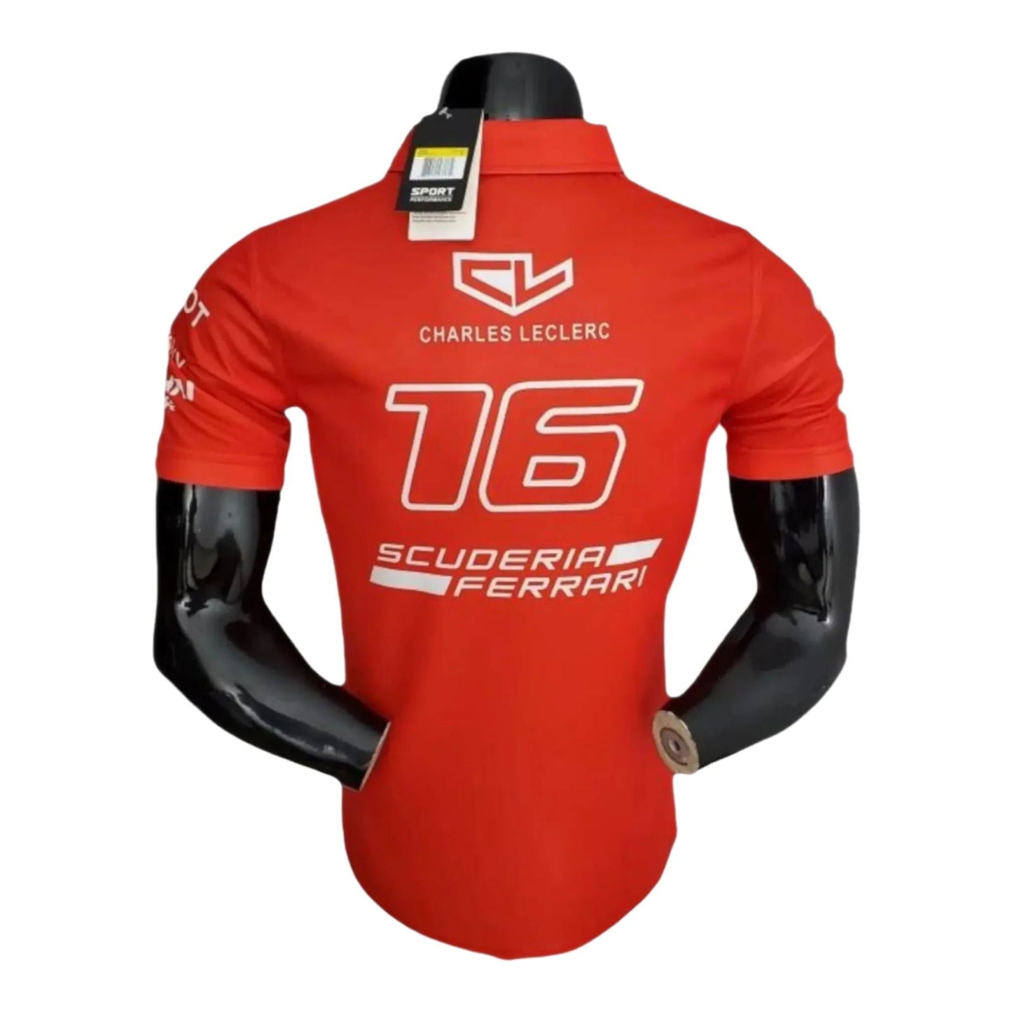 2022 Ferrari Charles Leclerc F1 Polo Shirt - Ex Race Gear