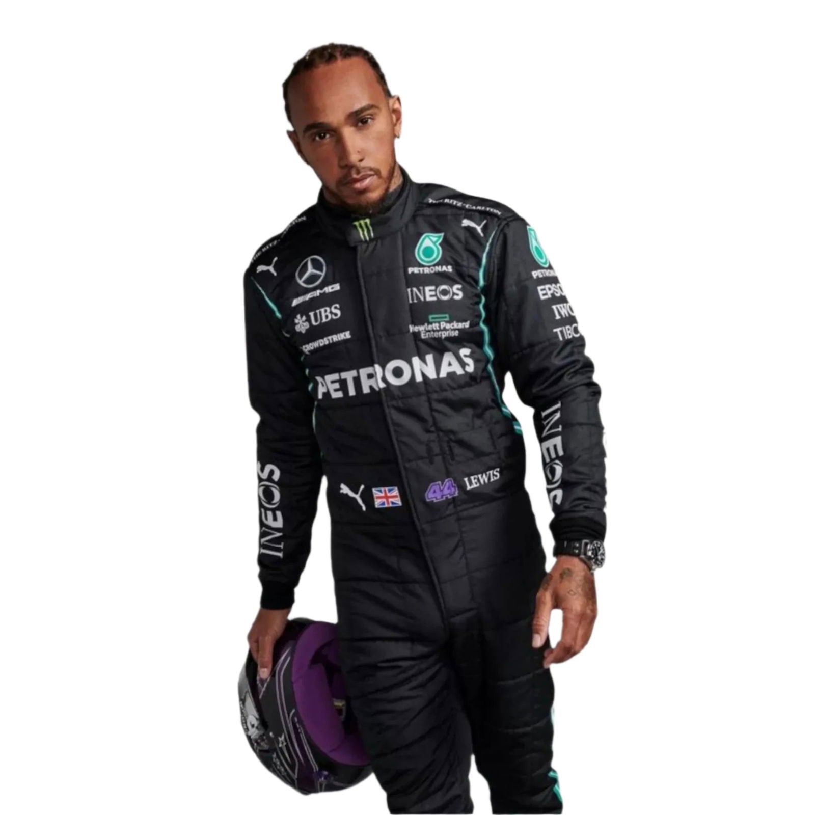 2022 Lewis Hamilton Mercedes AMG F1 Race Suit -Ex Race Gear