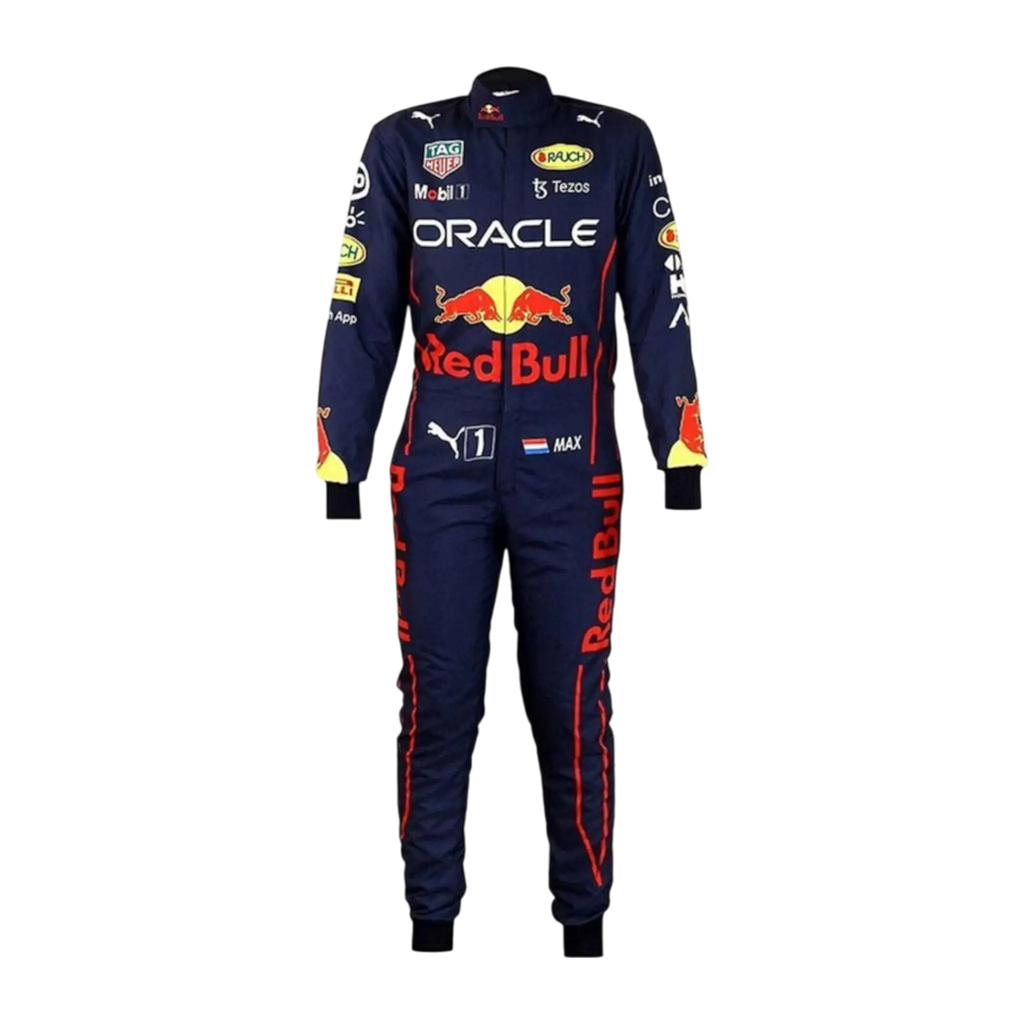 2022 Max Verstappen & Sergio Perez Oracle Red Bull Go-Kart Racing Suit - Ex Race Gear