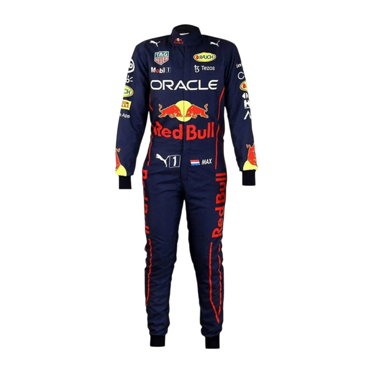2022 Max Verstappen & Sergio Perez Oracle Red Bull Go-Kart Racing Suit - Ex Race Gear