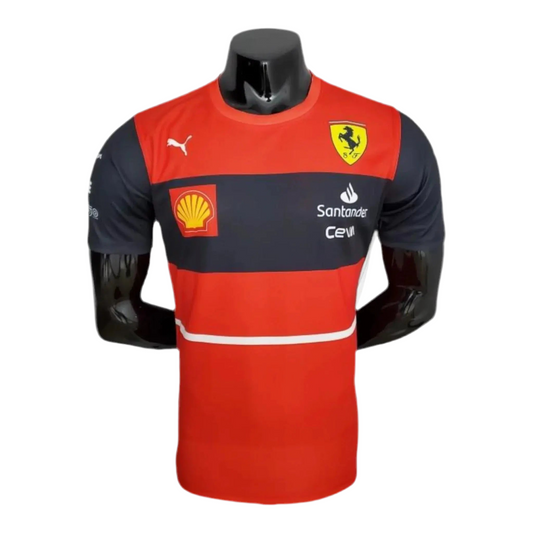 2022 New Ferrari Charles Leclecr F1 Racing T-Shirt - Ex Race Gear