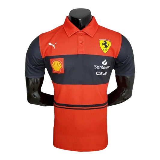 2022 New Ferrari F1 Racing Polo Shirt - Ex Race Gear