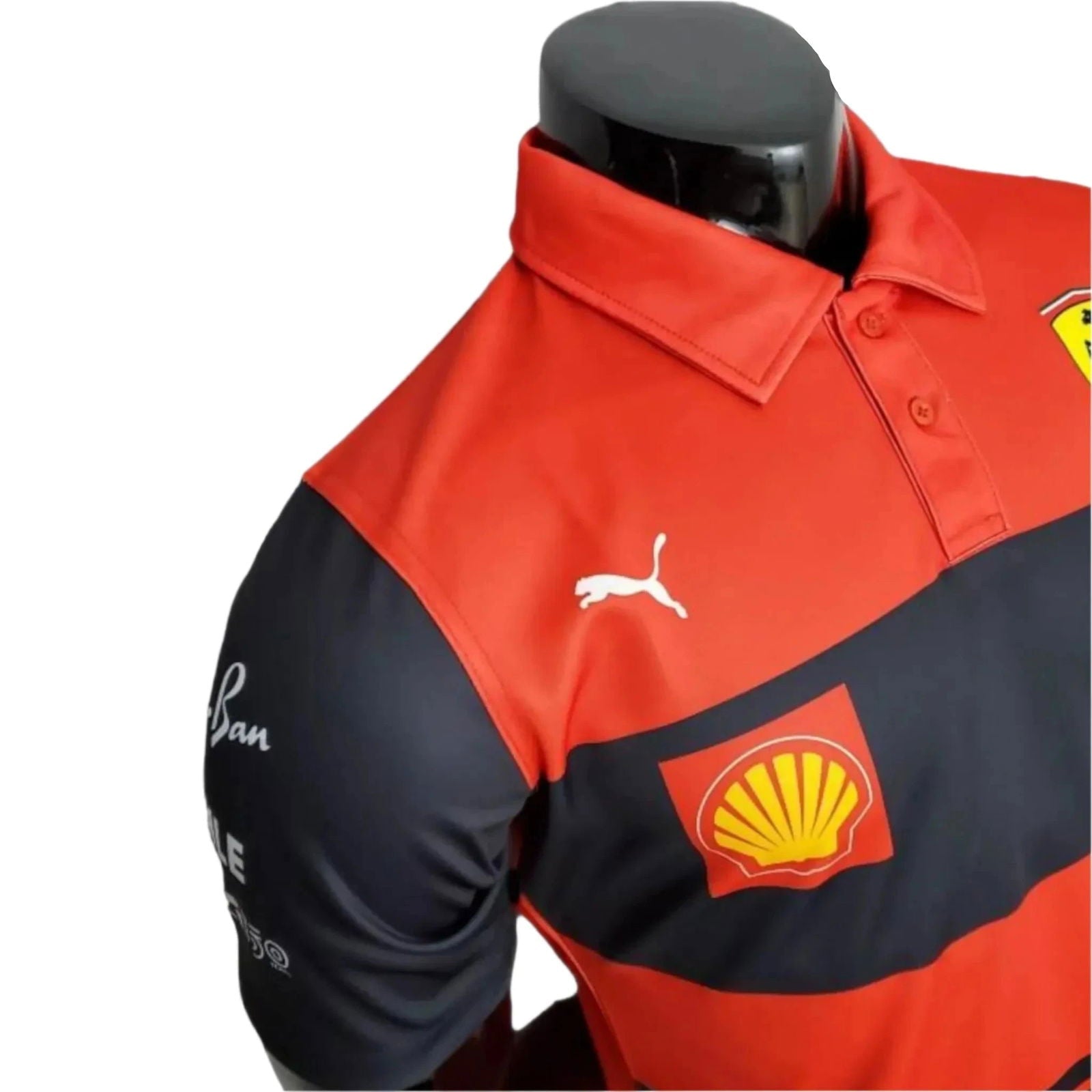 2022 New Ferrari F1 Racing Polo Shirt - Ex Race Gear
