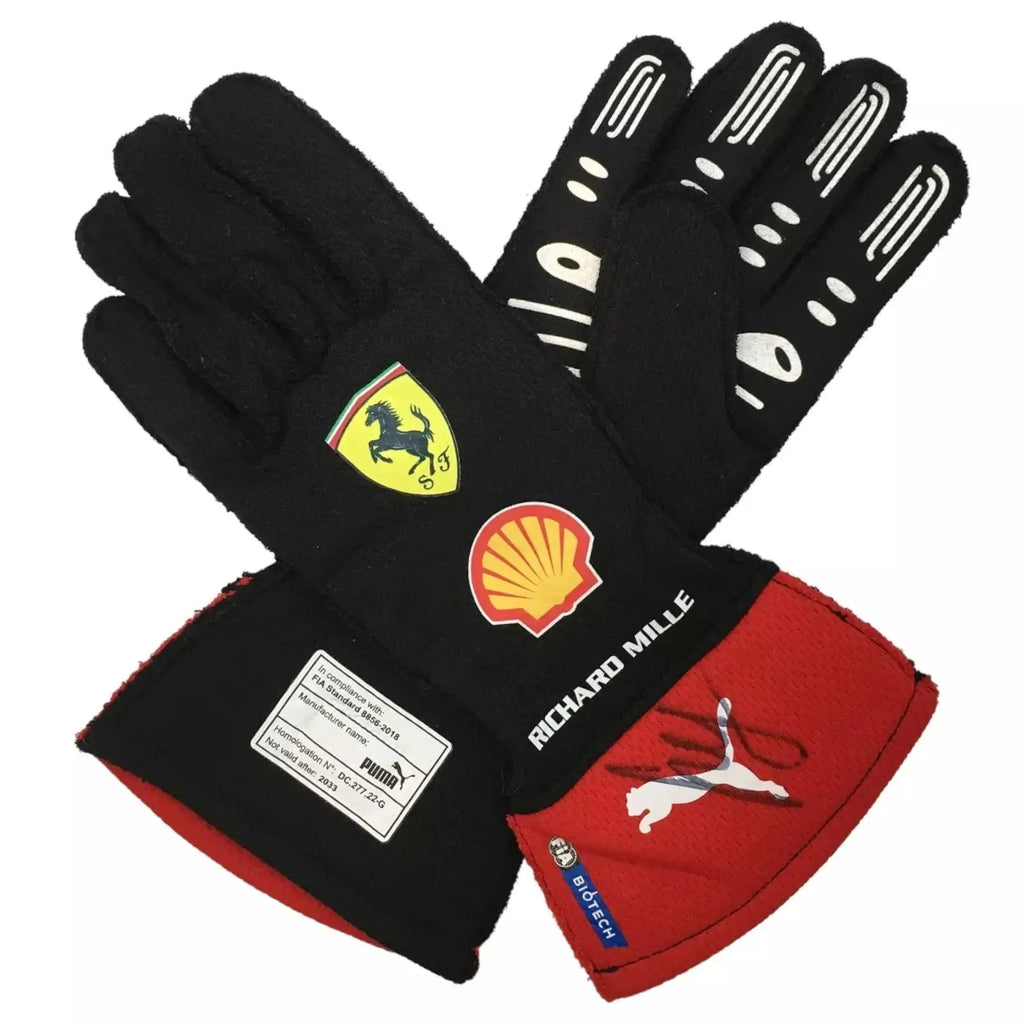 2023 Carlos Sainz Ferrari F1 Race Gloves | Ex Race Gear