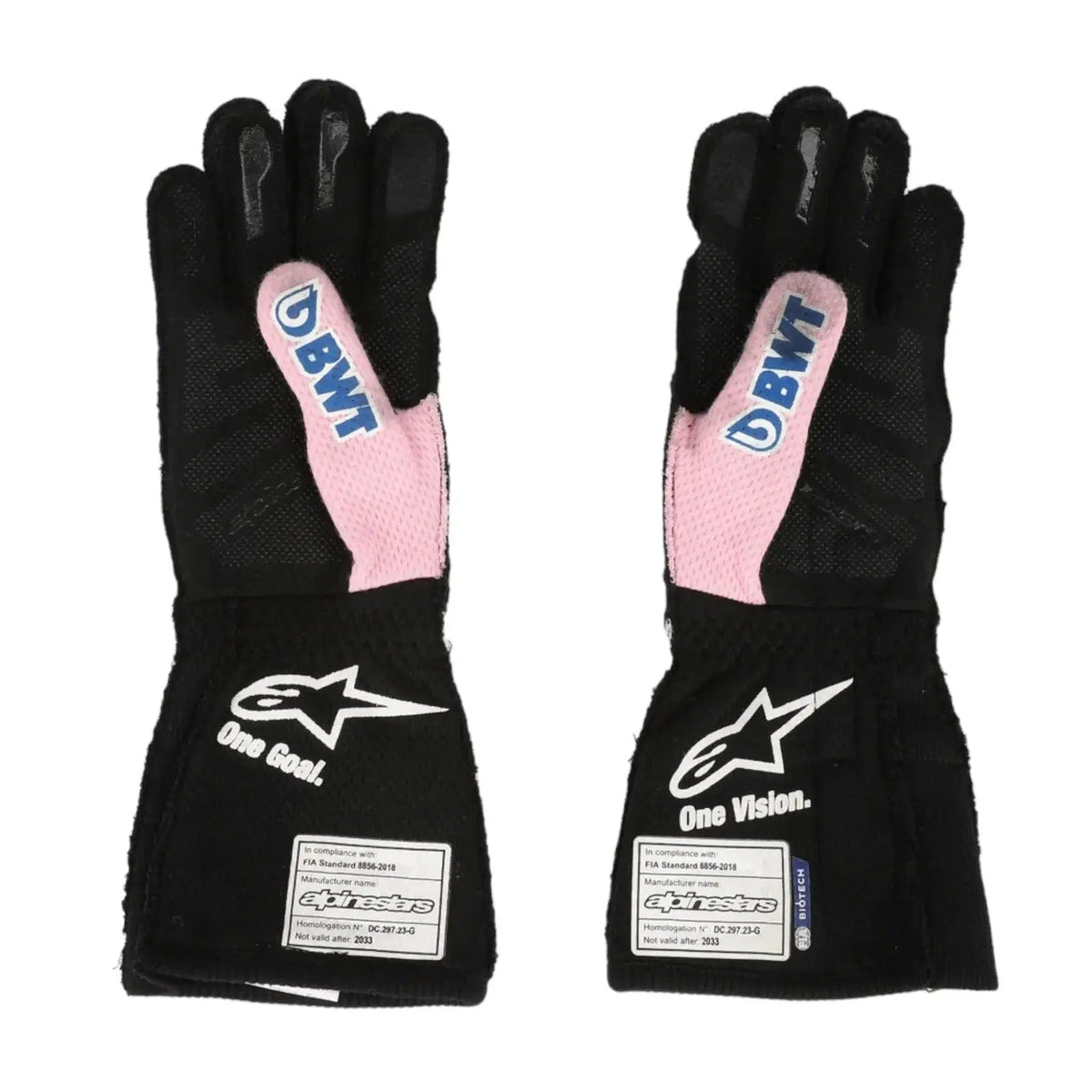 2023 ESTEBAN OCON WEEKEND WORN RACE GLOVES - MIAMI GP | Ex Race Gear