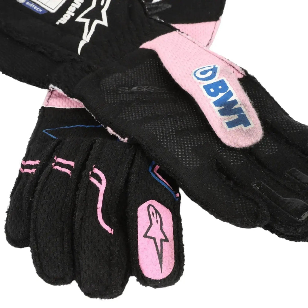 2023 ESTEBAN OCON WEEKEND WORN RACE GLOVES - MIAMI GP | Ex Race Gear