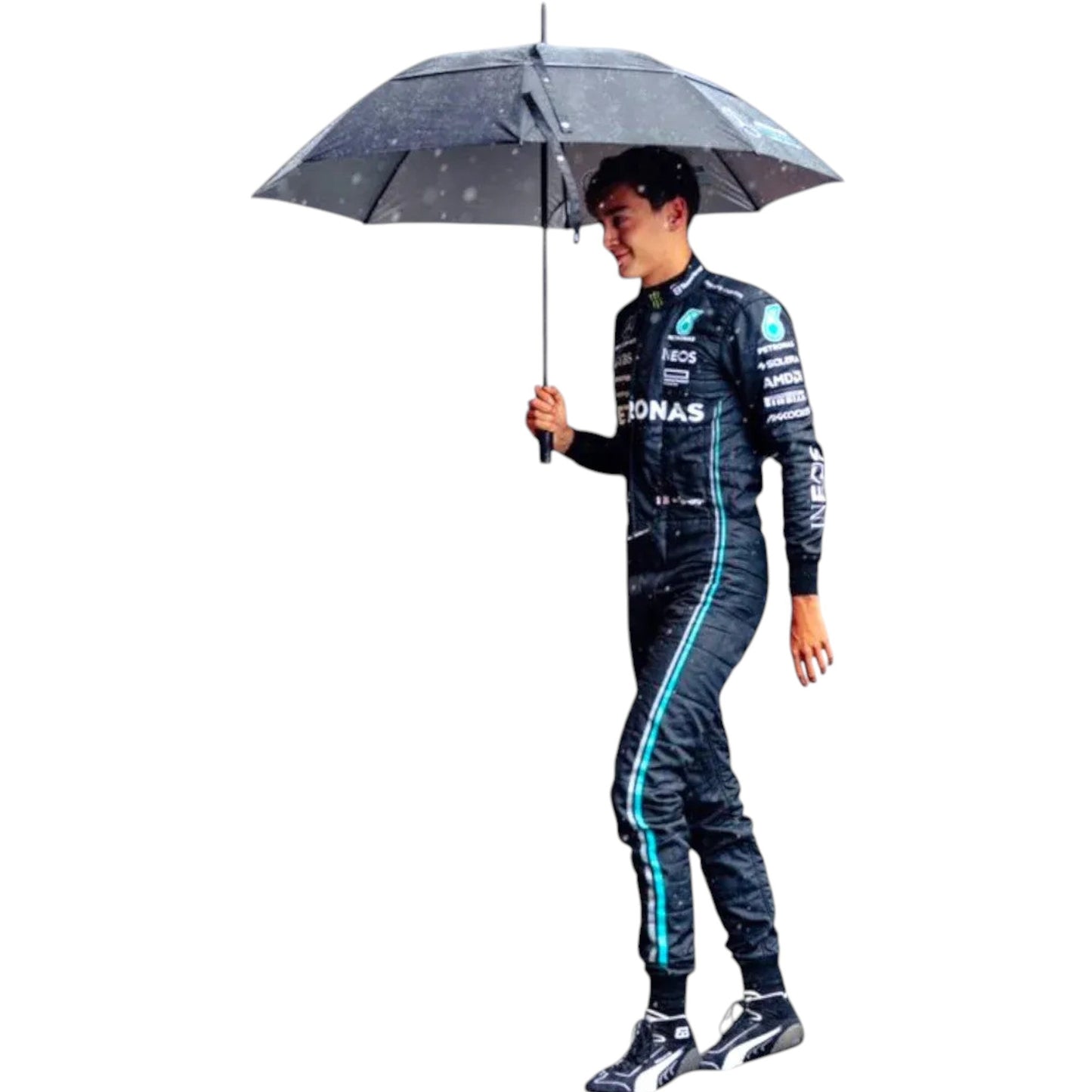 2023 George Russell Mercedes Petronas F1 Replica Racing Suit Ex Race Gear