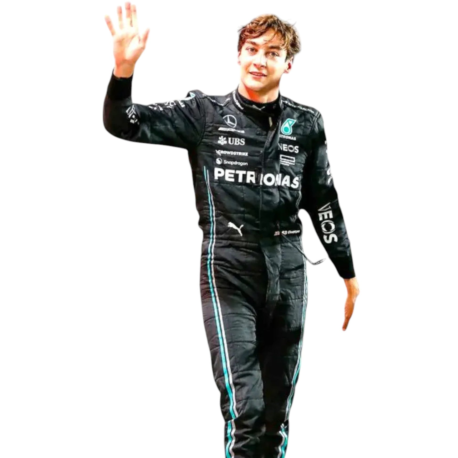 2023 George Russell Mercedes Petronas F1 Replica Racing Suit Ex Race Gear