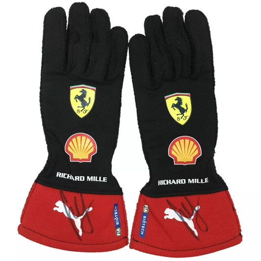 2023 Carlos Sainz Ferrari F1 Race Gloves -Ex Race Gear  