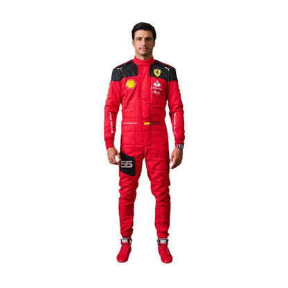 2023 Carlos Sainz Race Scuderia Ferrari F1 Race Suit - Ex Race Gear