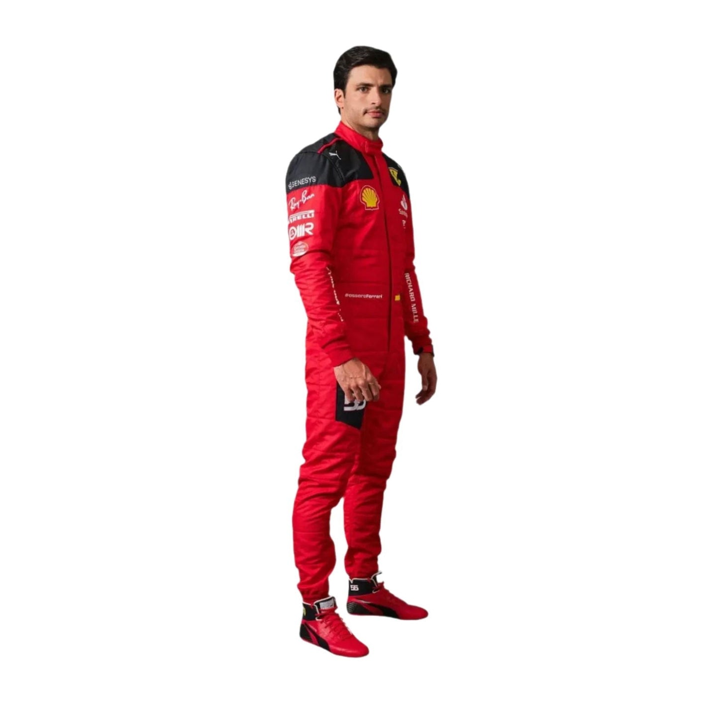 2023 Carlos Sainz Race Scuderia Ferrari F1 Race Suit - Ex Race Gear