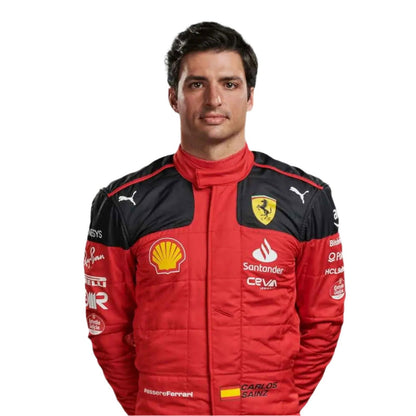 2023 Carlos Sainz Race Scuderia Ferrari F1 Race Suit - Ex Race Gear