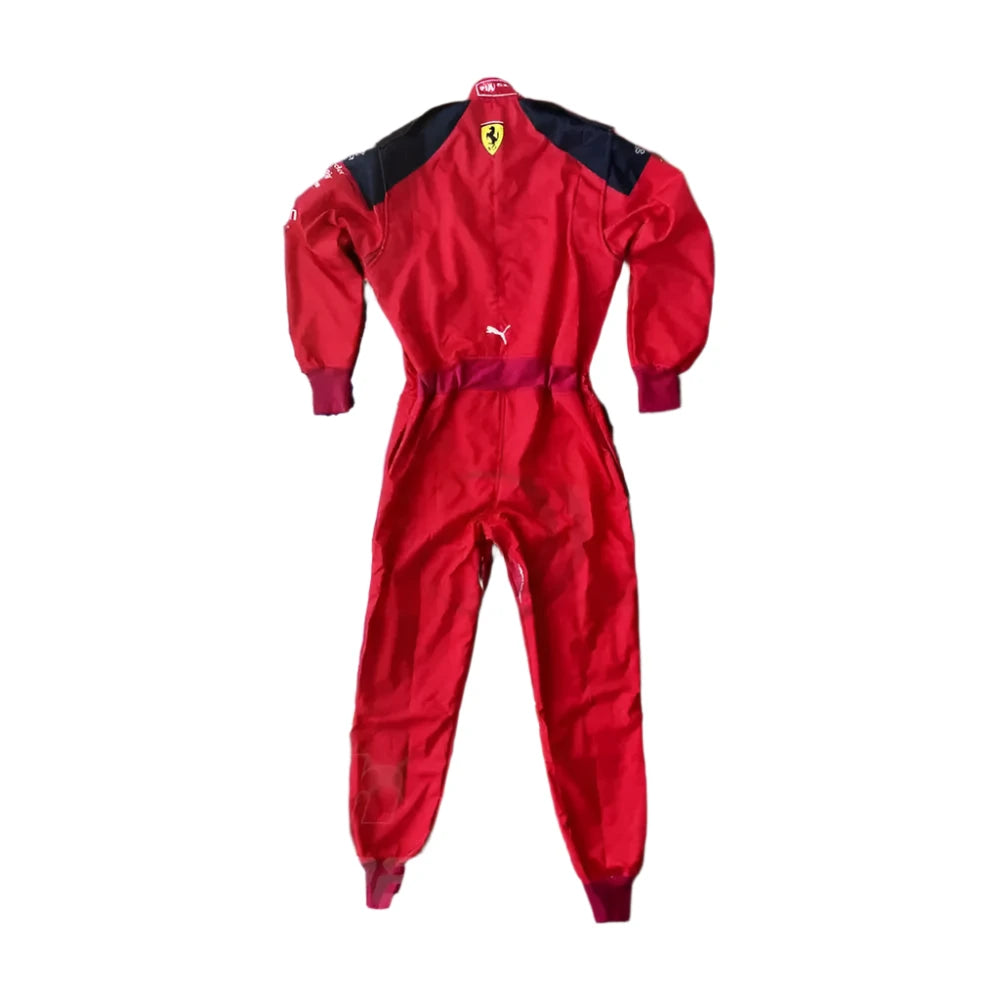 2023 Charles Leclerc Scuderia Ferrari F1 Embroidered Racing Suit - Official Team Gear - Ex Race Gear
