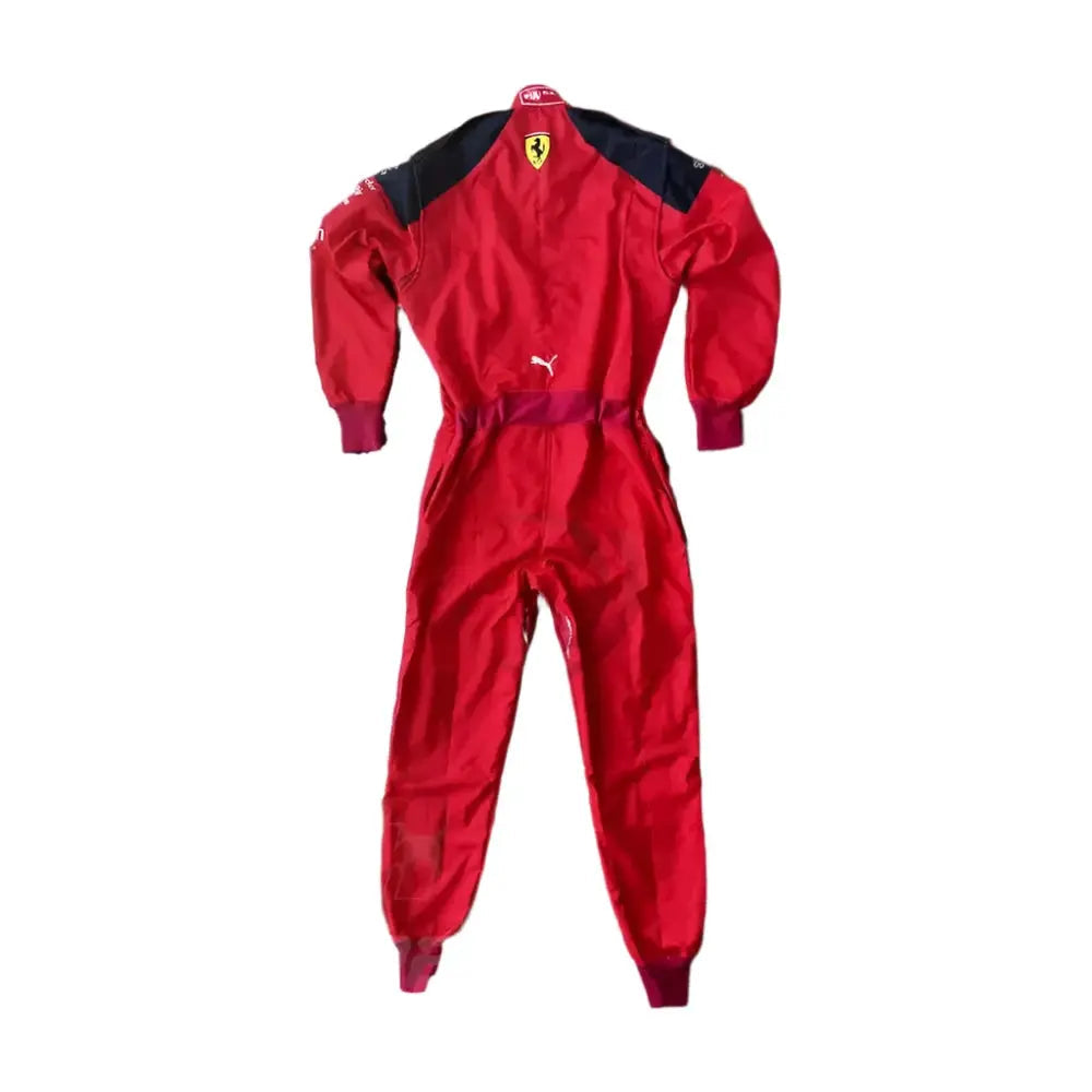 2023 Charles Leclerc Scuderia Ferrari F1 Embroidered Racing Suit - Official Team Gear - Ex Race Gear