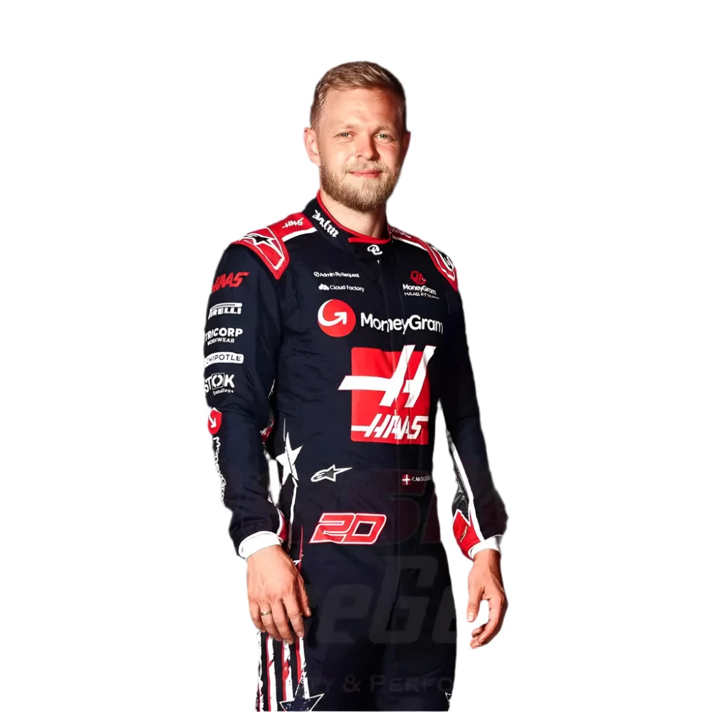 2023 Kevin Magnussen Special Austin Race Suit - US Grand Prix - Ex Race Gear