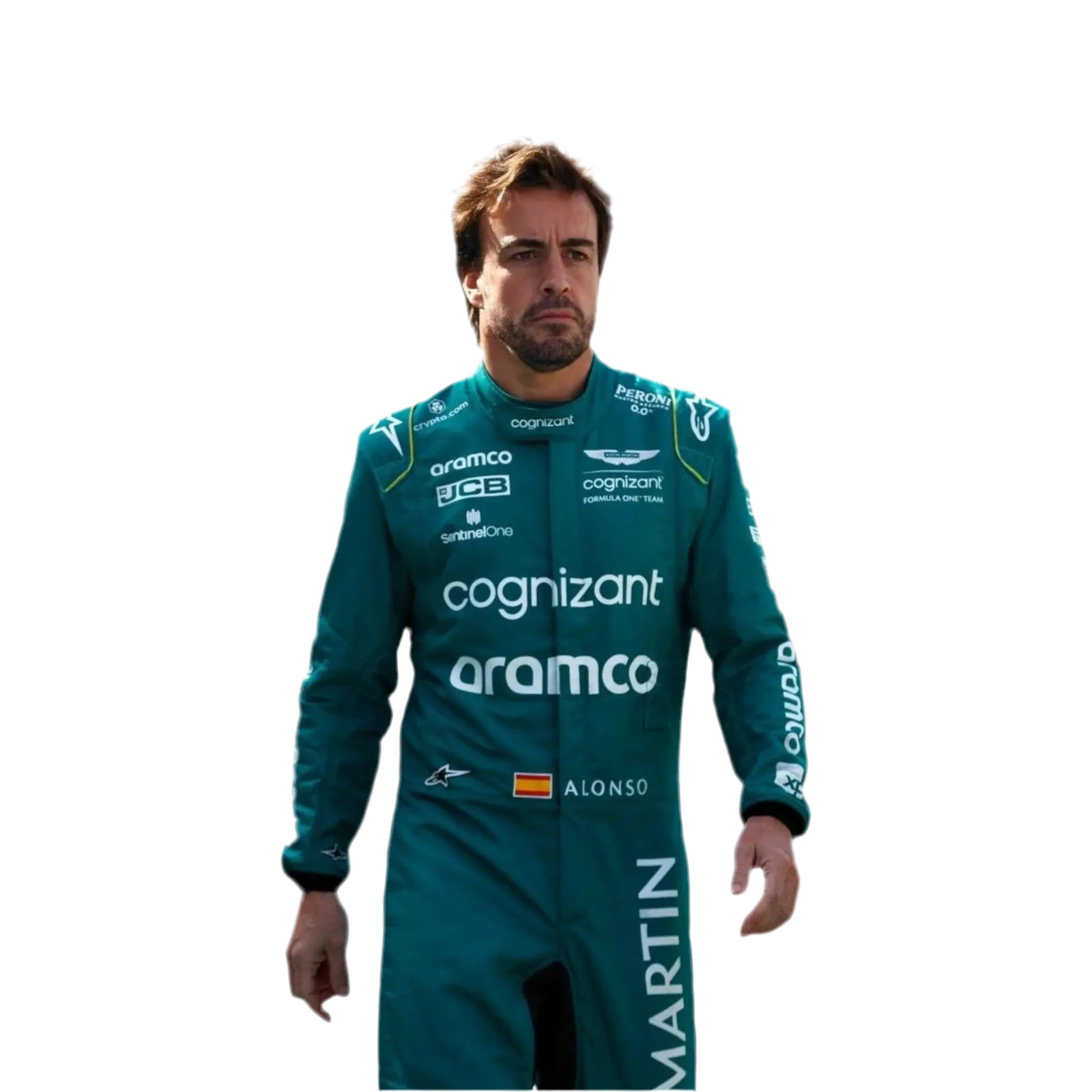 2023 Official Fernando Alonso Aston Martin F1 Race Suit - Ex Race Gear