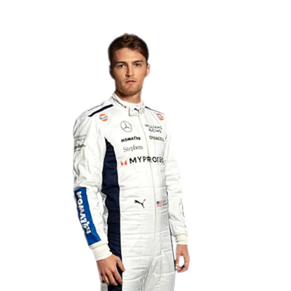 2024 Alex Albon Logan Sargeant Williams F1 Team Race Suit - Ex Race Gear