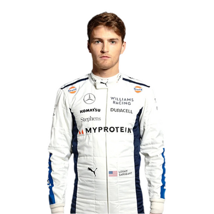 2024 Alex Albon Logan Sargeant Williams F1 Team Race Suit - Ex Race Gear