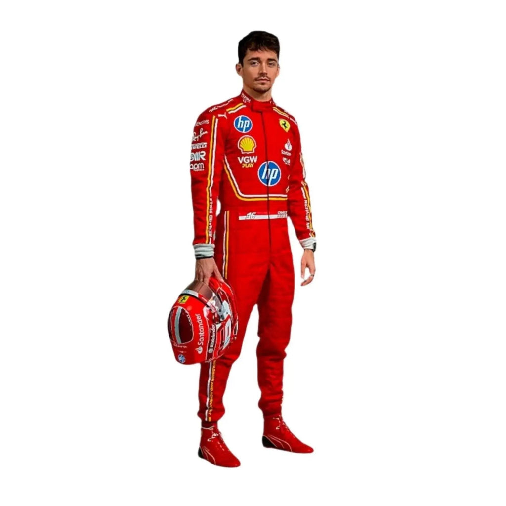 2024 Charles Leclerc Scuderia Ferrari F1 Race Suit - Ex Race Gear