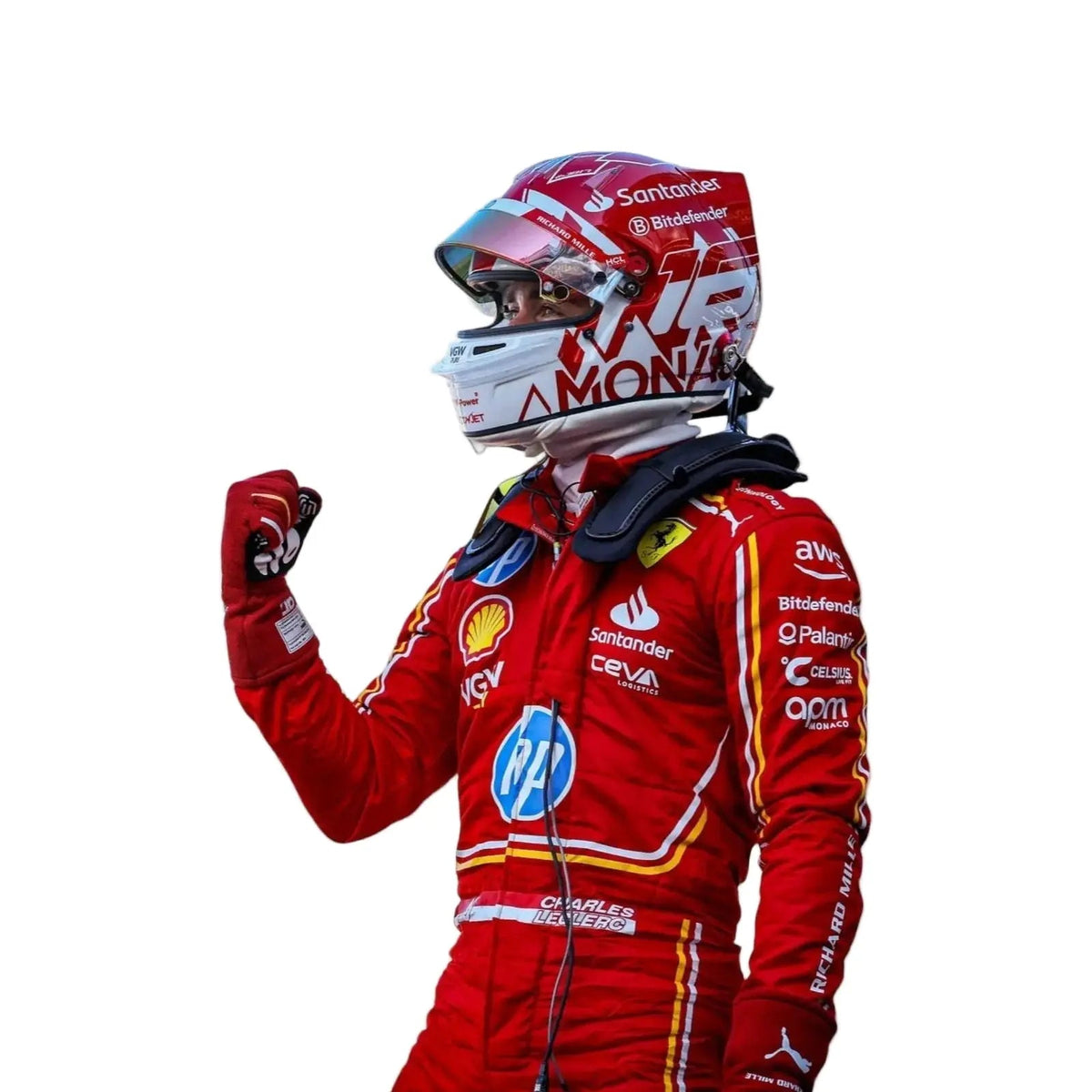 2024 Charles Leclerc Scuderia Ferrari F1 Race Suit - Ex Race Gear