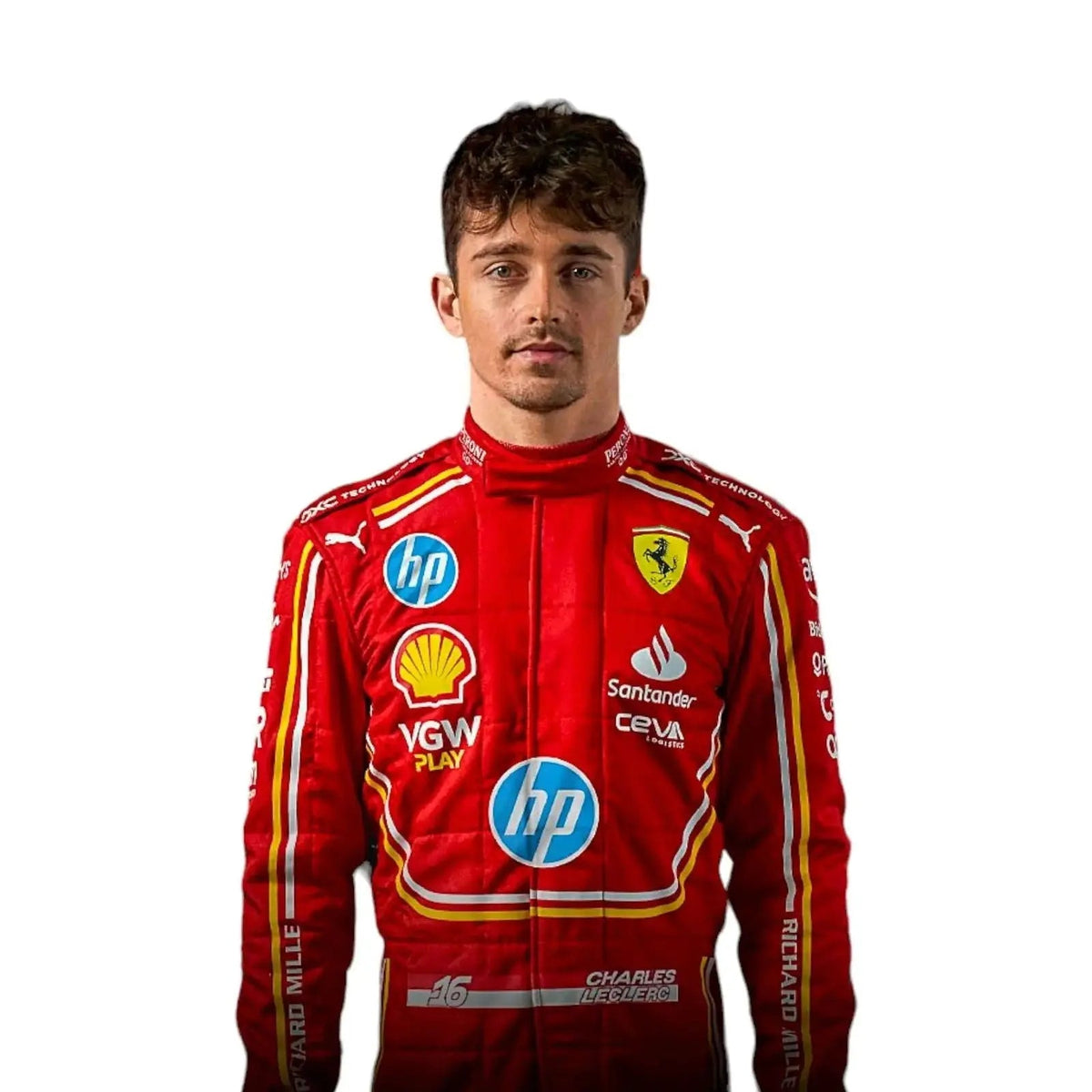 2024 Charles Leclerc Scuderia Ferrari F1 Race Suit - Ex Race Gear