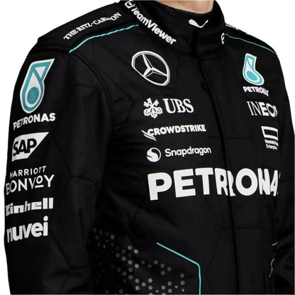 2024 George Russell Replica Race Suit | Mercedes AMG F1 Team Gear - Ex Race Gear