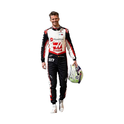 2024 Kevin Magnussen Nico Hulkenberg Haas F1 Team Race Suit - Ex Race Gear
