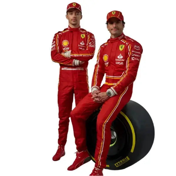 2024 Scuderia Ferrari Replica Race Suit - Ex Race Gear