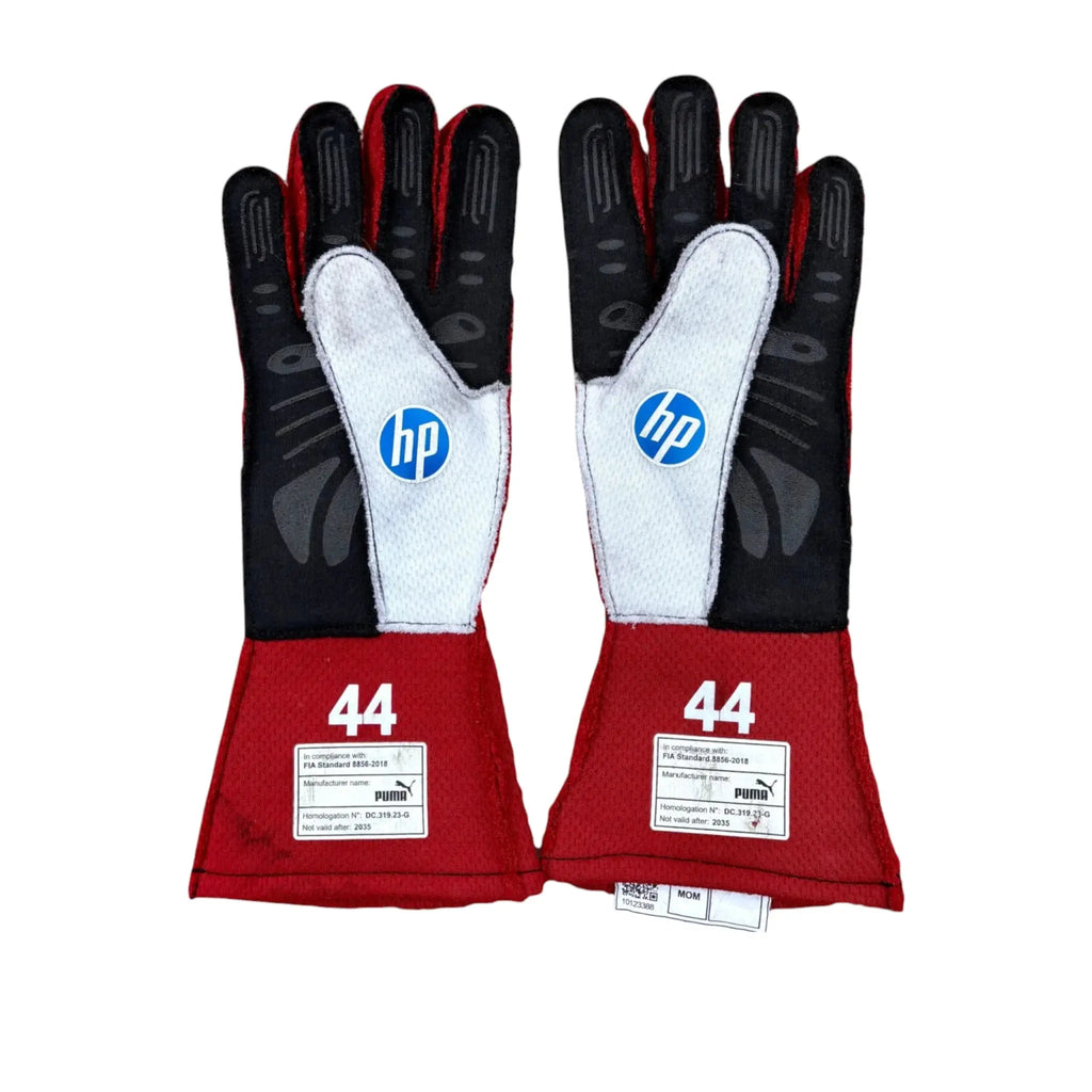 2025 Lewis Hamilton Ferrari Race Gloves | Ex Race Gear